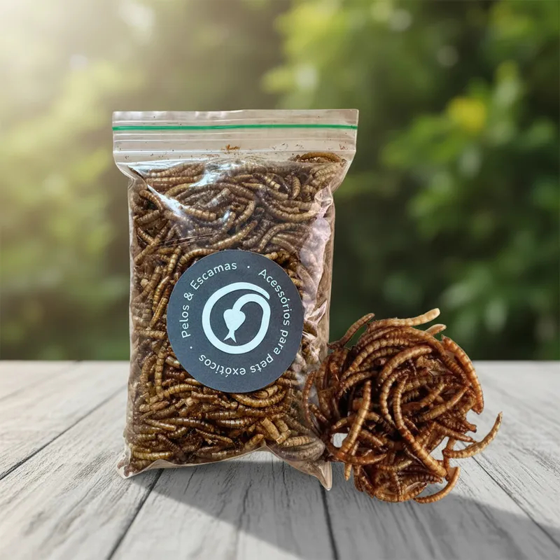 Tenébrio Desidratado Molitor Nutricional para Aves e Répteis 30g em Oferta na Shopee