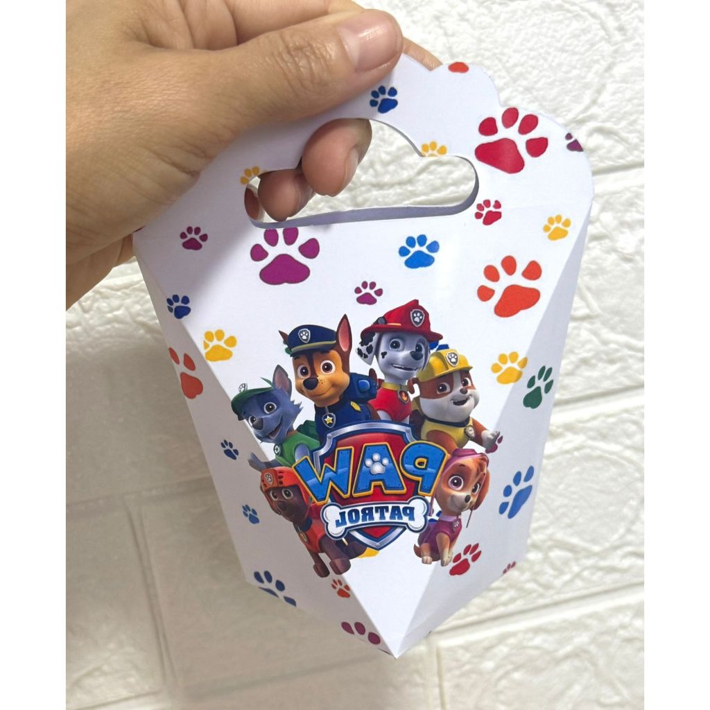10 Caixinhas Personalizadas Patrulha Canina – Lembrancinha Festa Infantil Aniversário – Triangulove Papel Fotográfico 18