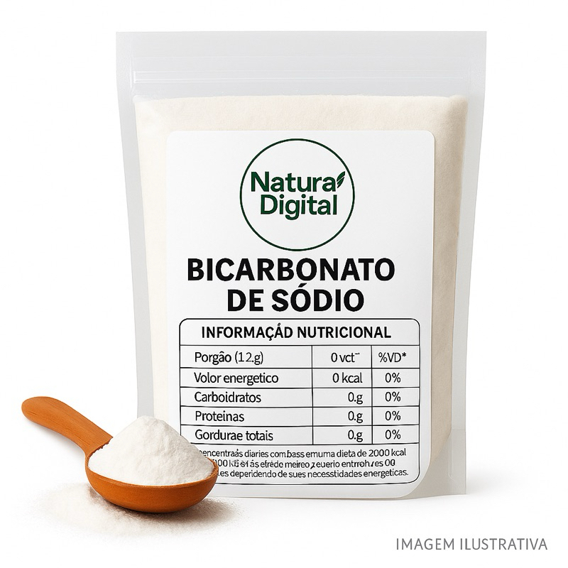 Bicarbonato de Sódio Puro | Uso Alimentar e Doméstico |250g 500g 1kg | Envio Imediato