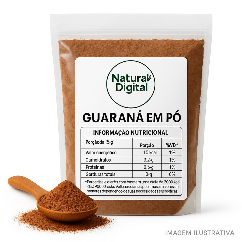 Guaraná em Pó Natural – 250g 500g 1kg | 100% Puro e Natural | Envio Imediato 🌿 em Oferta na Shopee