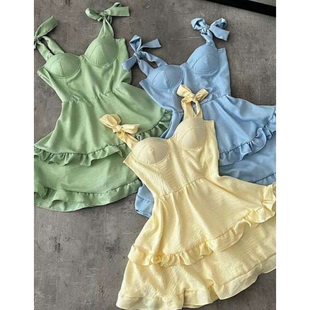 Macaquinho Vestido Feminino Alfaiataria Premium – Tendência Verão 2026 Copa Do Mundo | Moda Gringa Elegante e Rodada Car