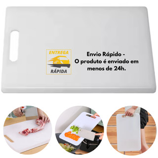 Tábua Retangular Profissional Reforçada Cortes de Carne Legumes Verdura Alimentos Resistente Lavável