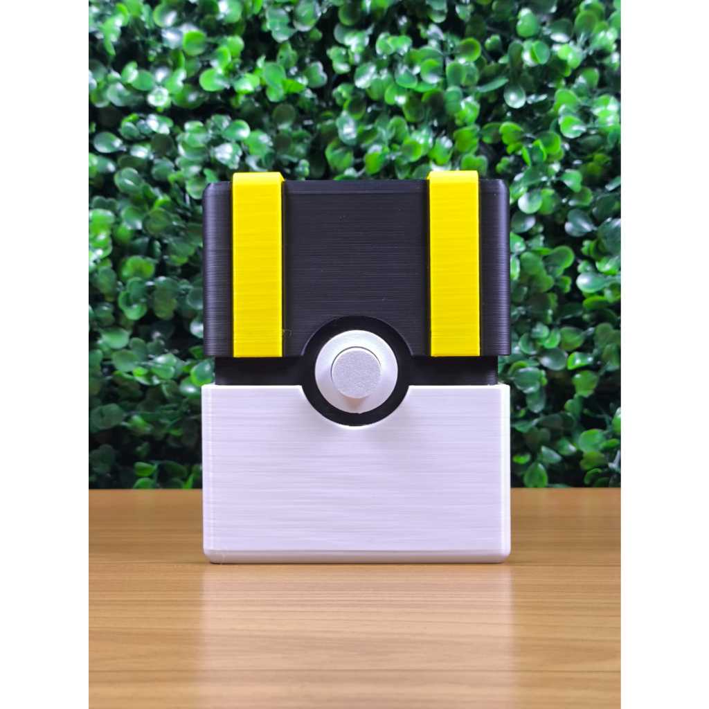 Caixa Estojo para Cartas Pokémon Pokébola Ultraball