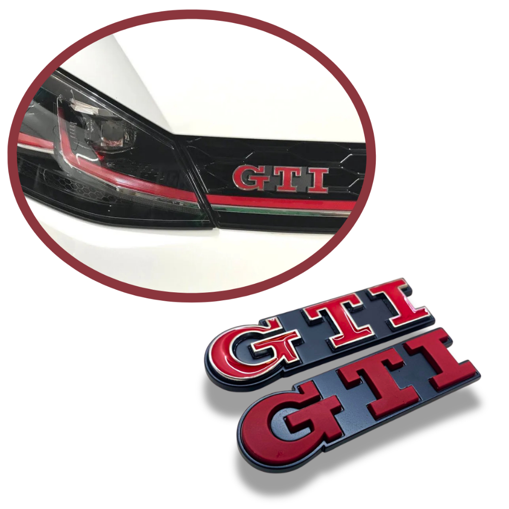 Acessório Emblema Aplique Gti Grade Frontal Golf Mk7 Mk8