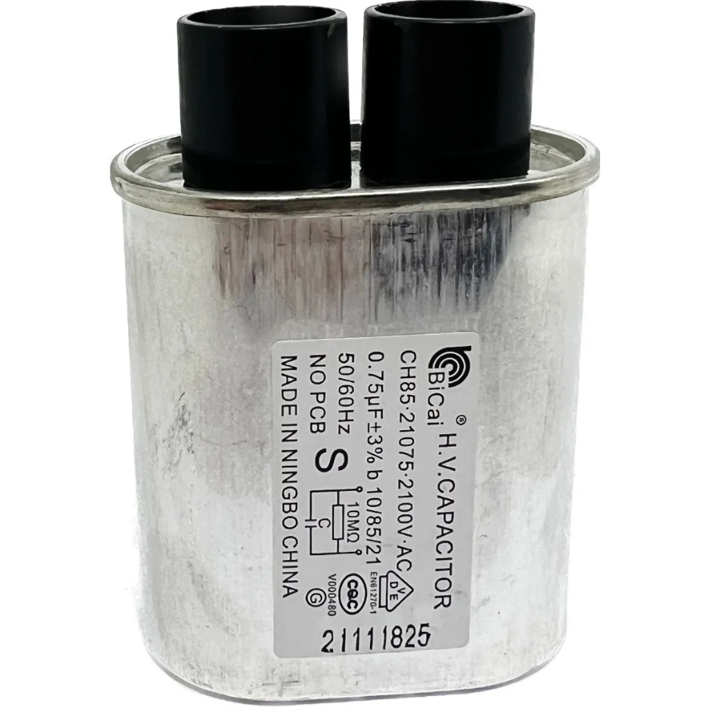 Capacitor Alta Tensão Microondas 0,75uf 0.75uf 2100v Novo