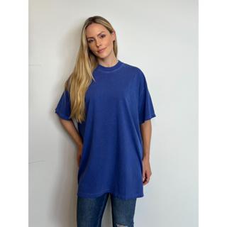 Camiseta Premium Estonada feminina Oversized em Oferta na Shopee