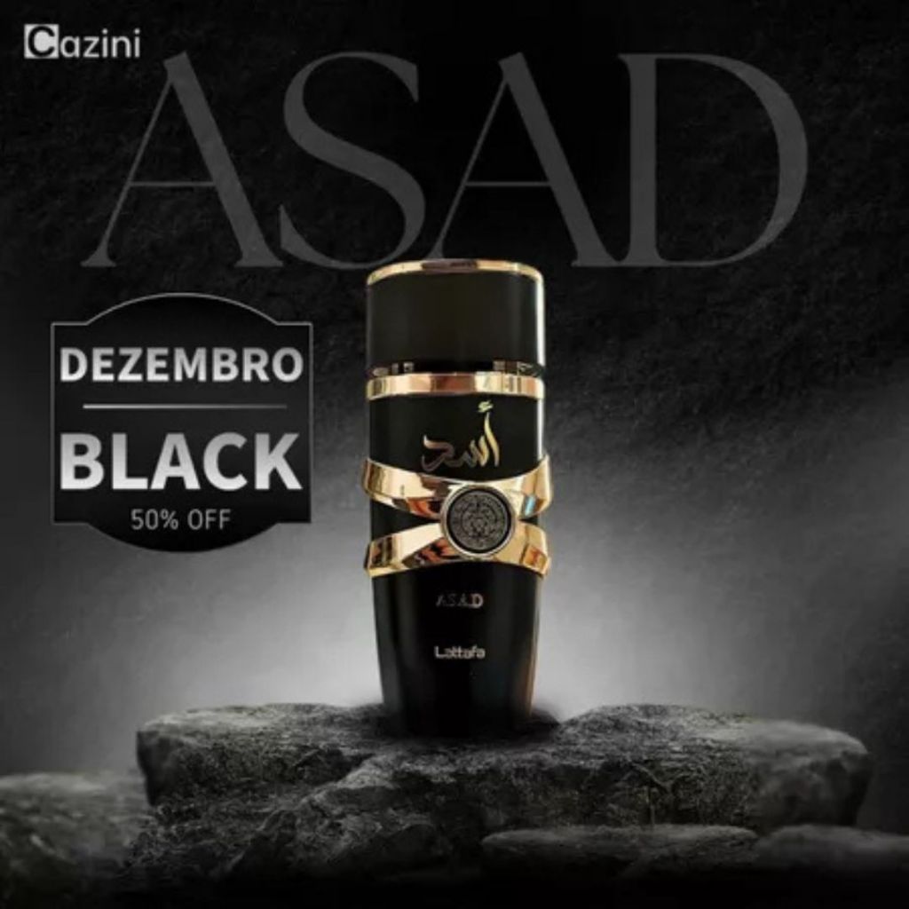 Perfume Árabe Masculino Asad Bourbon Eau De Parfum 100ML. em Oferta na Shopee