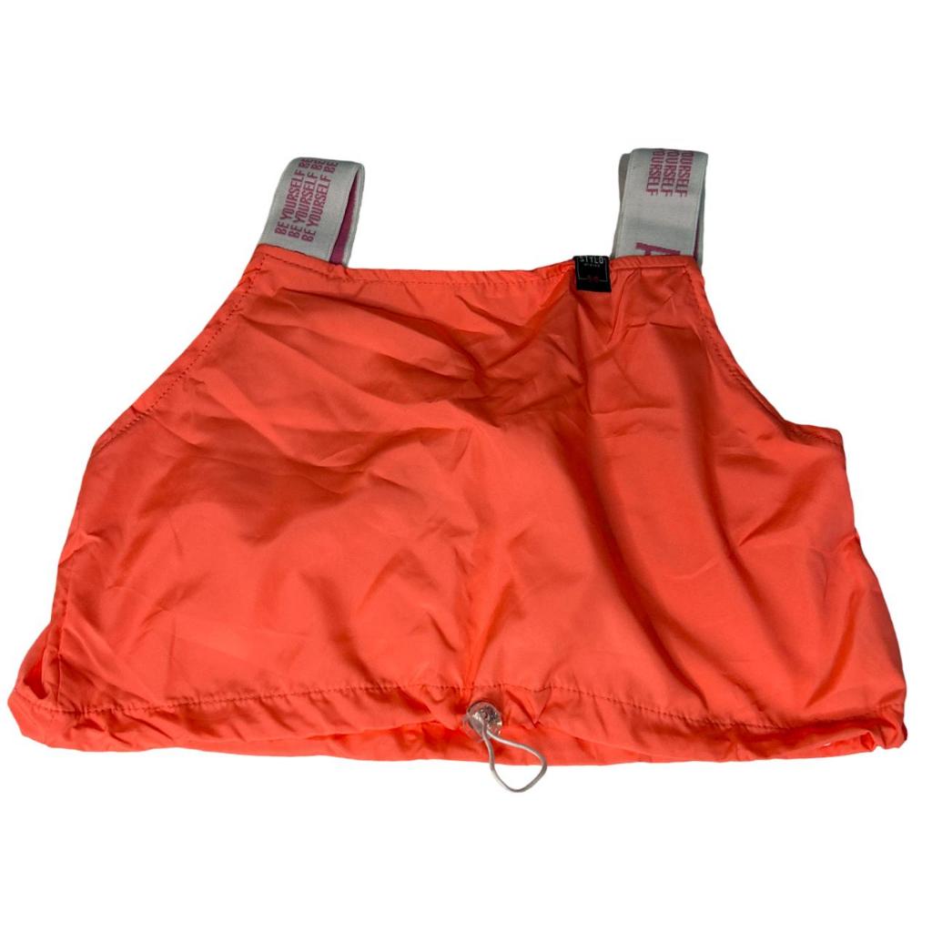 Blusa feminina -  Juvenil - Cropped Regata Loli Pop -Tamanho: 12 - Marca: Stylo menina - Perfeita para o dia a dia!