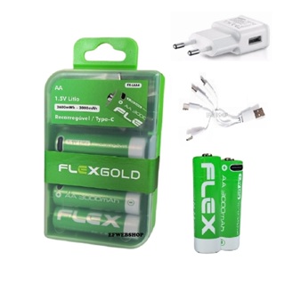 Carregador ou Pilhas Recarregáveis USB Flex Aa ou AAA 1.5v 3000mAh ou 1200mAh Cabo USB Fonte 5v Led em Oferta na Shopee
