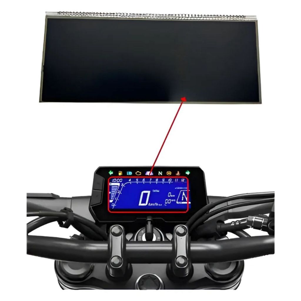 Display Lcd Do Painel Honda Cb 300f Twister 2023/2025.