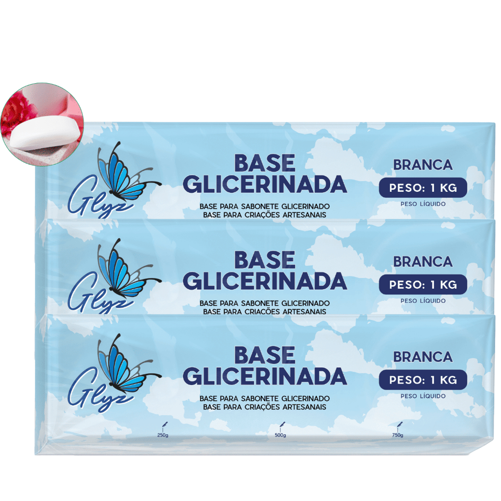 Base glicerinada para sabonetes artesanais em barra