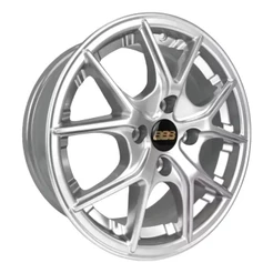Kit 4 Rodas Aro 14 Fiat 4x98 Bbs Ci-r Argo Palio Siena Uno Cronos Prata Bicos de Brinde M28