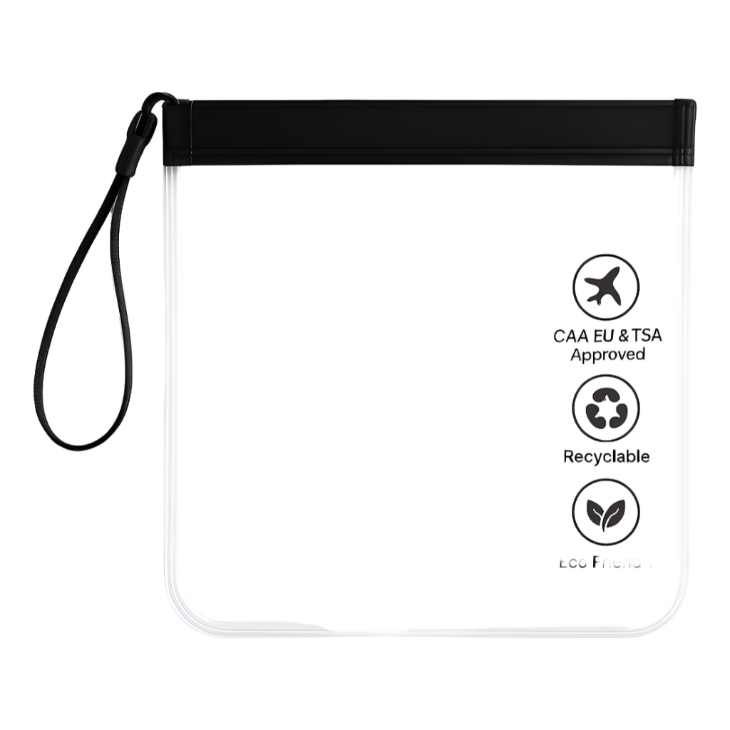 Saquinho Bolsa Zip Lock Aeroporto Viagem Internacional Transparente Saquinho Bolsa Zip Lock Aeroporto Viagem Internacional Transparente