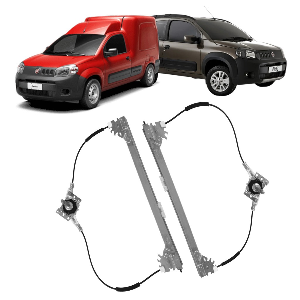 Maquina Reguladora Vidro Manual  Uno Way Vivace Sporting 2 Portas