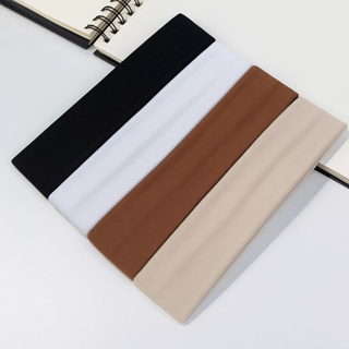 Faixas de Cabelo Penteados e Esportes Preto, Branco, Marrom e Bege em Oferta na Shopee