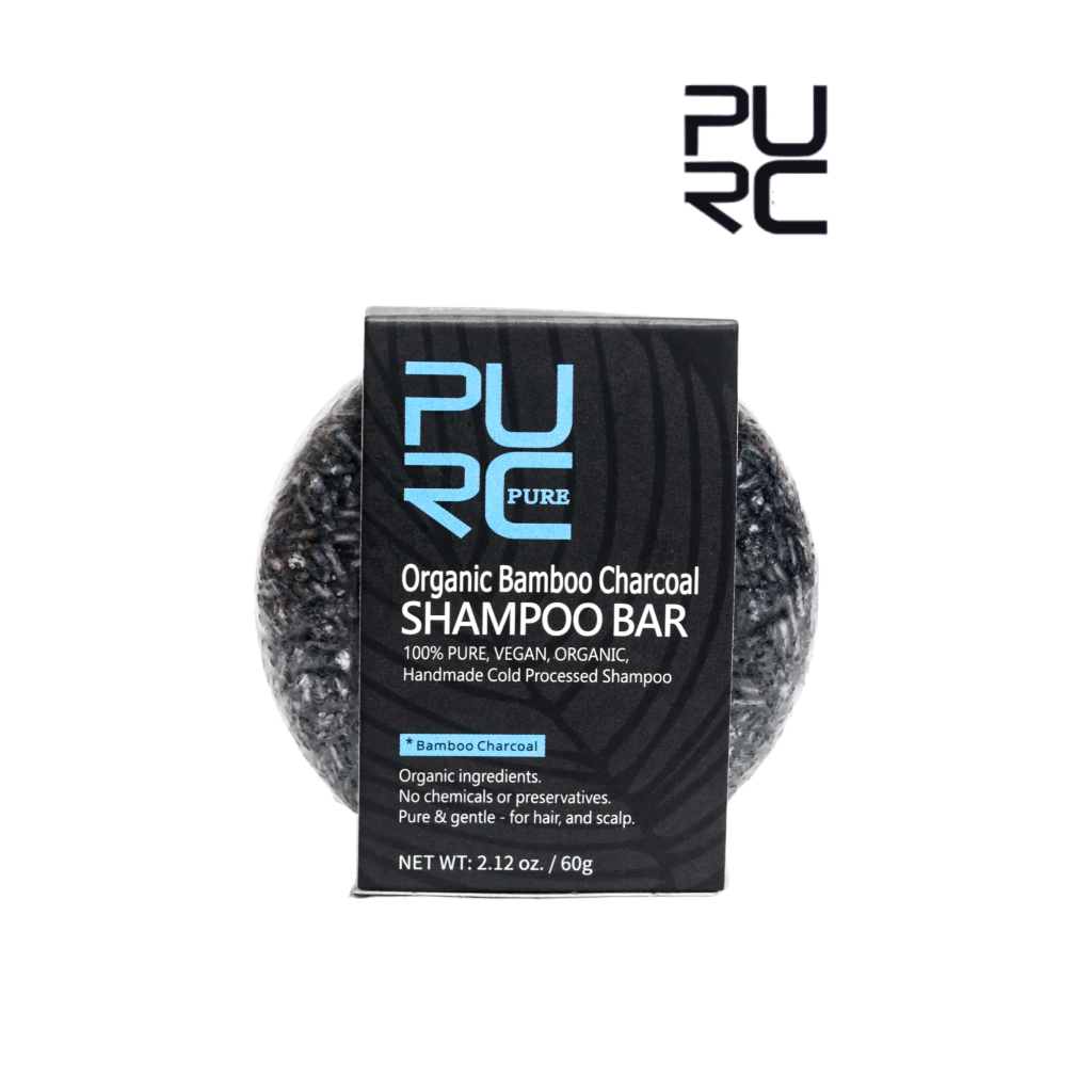 Shampoo Sabonete Natural Orgânico Pure Hair PURC BAMBOO OU POLYGONUM contra Grisalhos Cabelo | Barba