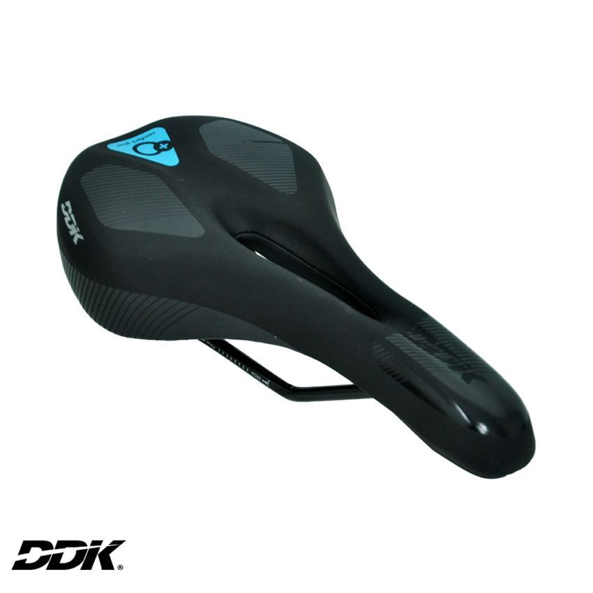 Selim banco Bicicleta Ddk 3163MF Confort Plus Espuma Memória Original Vazado Leve Mtb Speed
