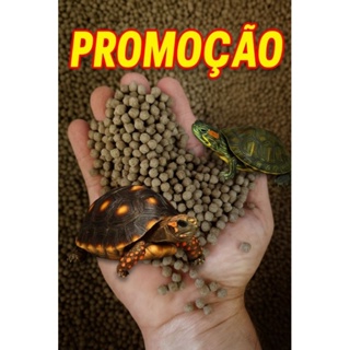 Ração para Tartarugas, Jabuti, Tigre D'água, Répteis e Peixes Filhotes em Oferta na Shopee