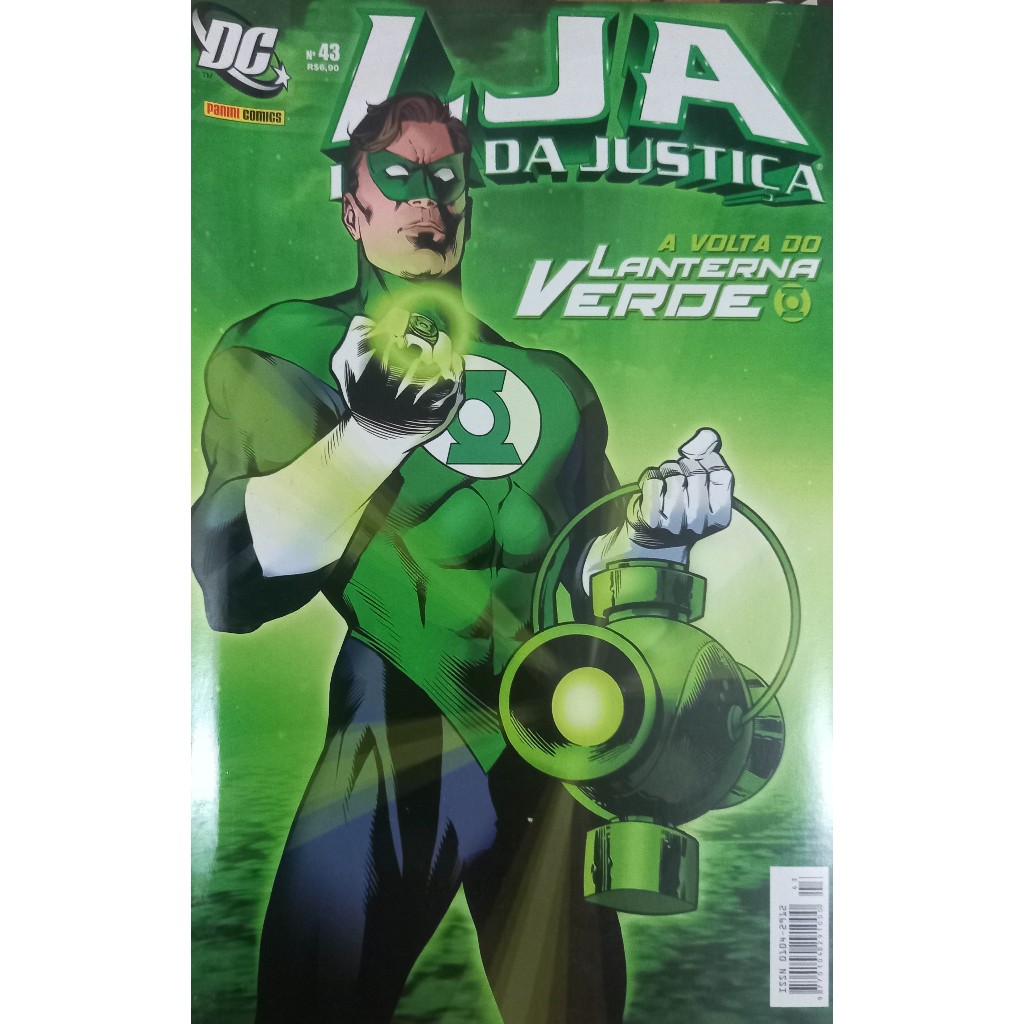 Hq DC LJA - Liga da Justiça America 43 - A volta do Lanterna Verde - Panini Comics