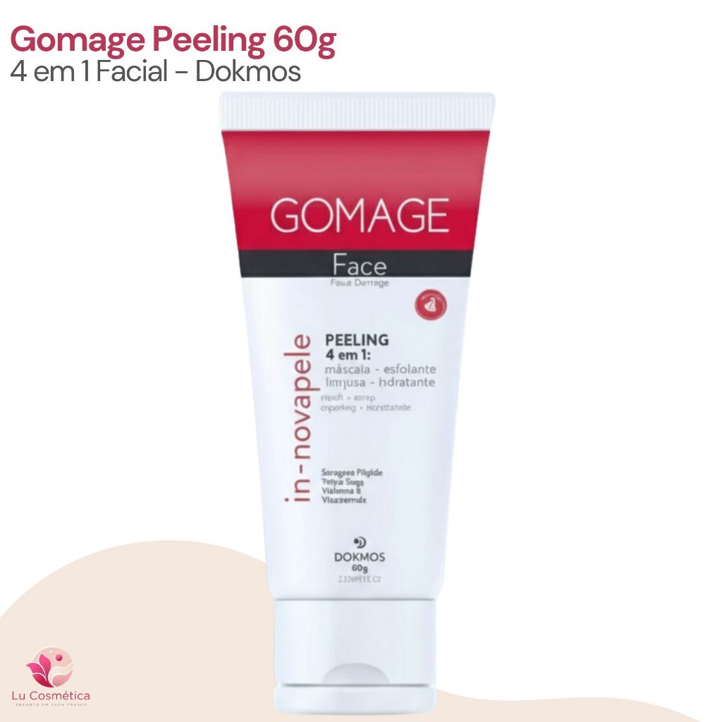 Gomage Peeling 4 em 1 Facial - Dokmos - 60gr