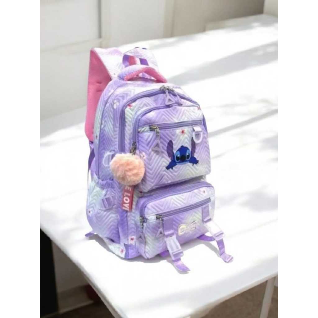 Mochila Escolar Juvenil Versão Coreana , Impermeável Primeira Línea Detalhes