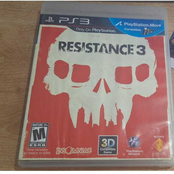 Jogo Resistance 3 PS3 Mídia Física