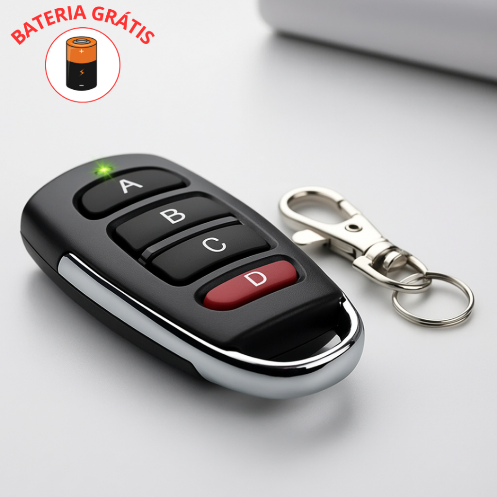 Controle Portão Eletrônico Garagem  433MHz - Garagem Eletrônico Alarme PPA Garen IPEC em Oferta na Shopee