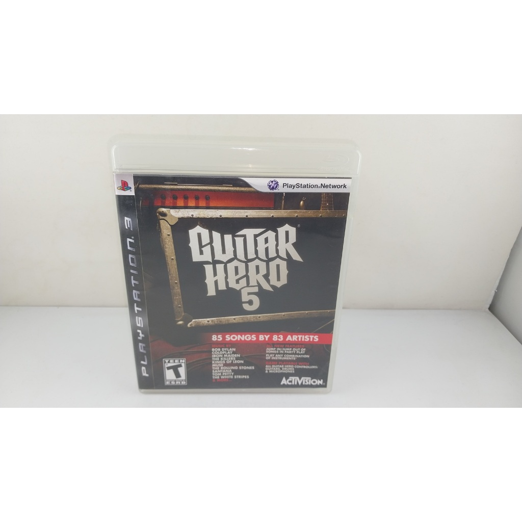 Jogo Guitar Hero 5 para PS3 Mídia Física Semi Novo