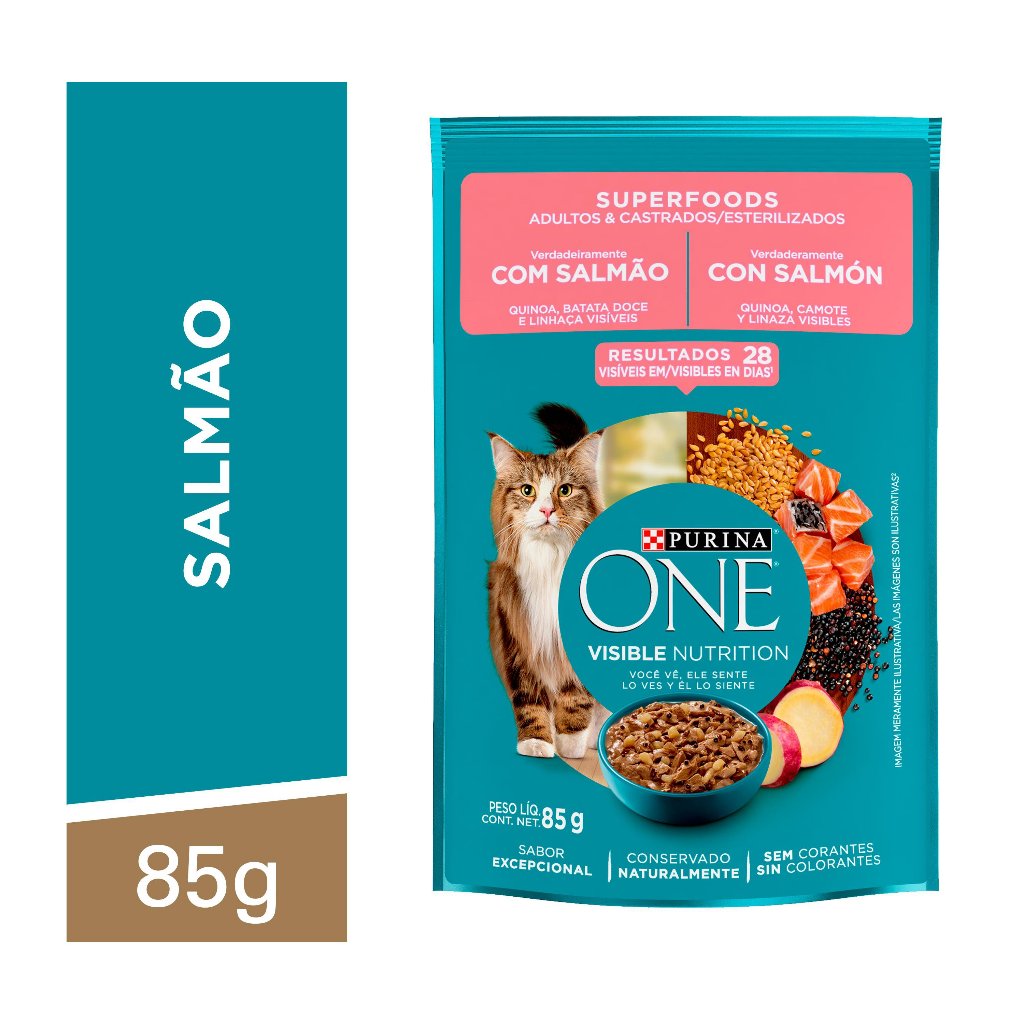 ONE GATOS SUPER FOODS ADULTO CASTRADO 15un em Oferta na Shopee