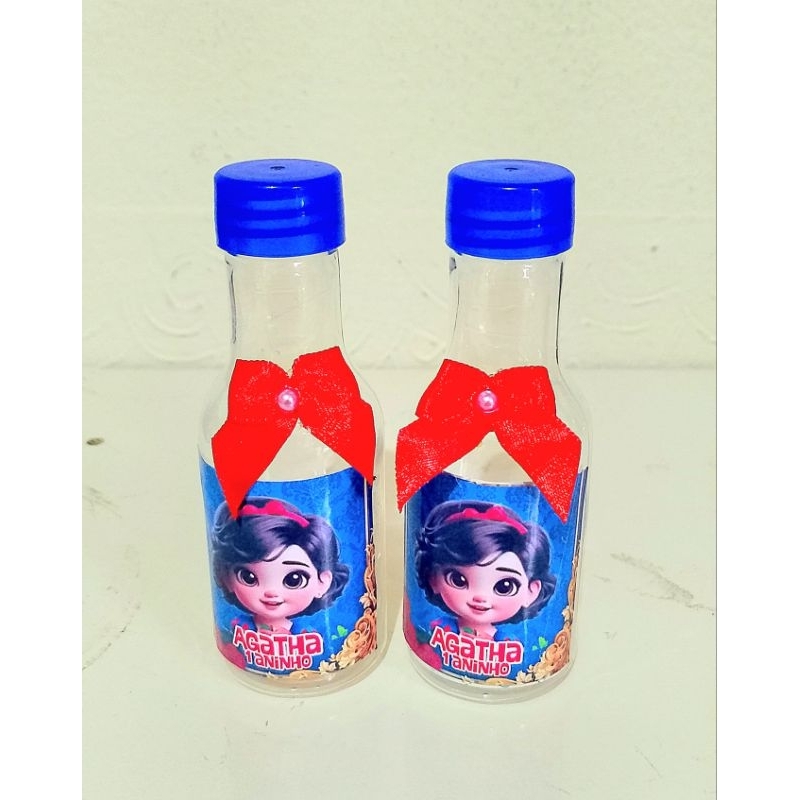 10 garrafinha personalizada tema Branca de neve cute