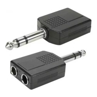 Duplicador Adaptador P10 Macho P/ 2 P10 Femea Jack Stéreo em Oferta na Shopee