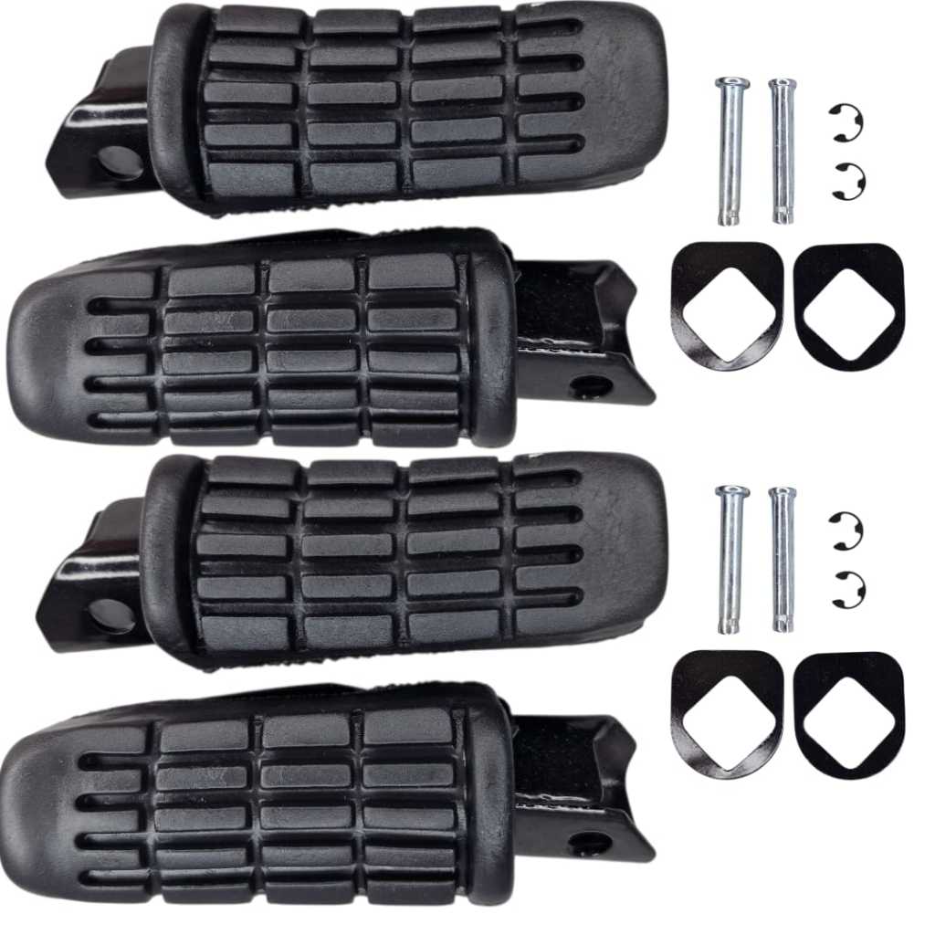 Par Pedaleira Traseira Dianteira Cbx200 Strada Cbx250 Cb300 em Oferta na Shopee