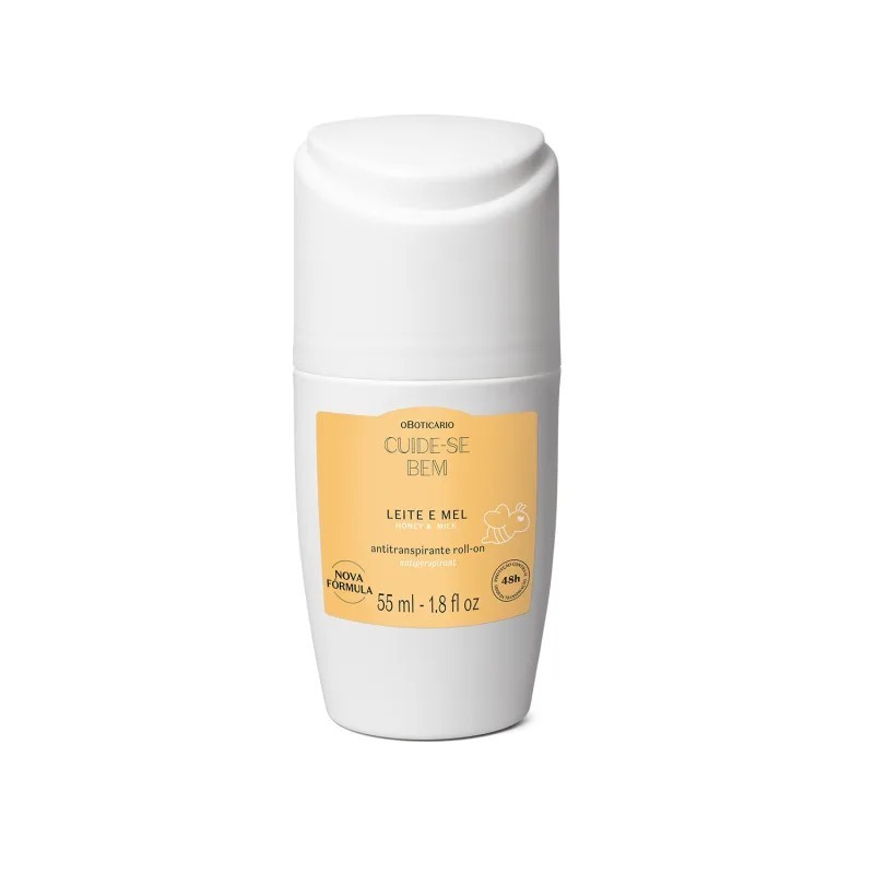 Antitranspirante Roll-on Cuide-se Bem Leite e Mel 55ml - BOTICARIO em Oferta na Shopee