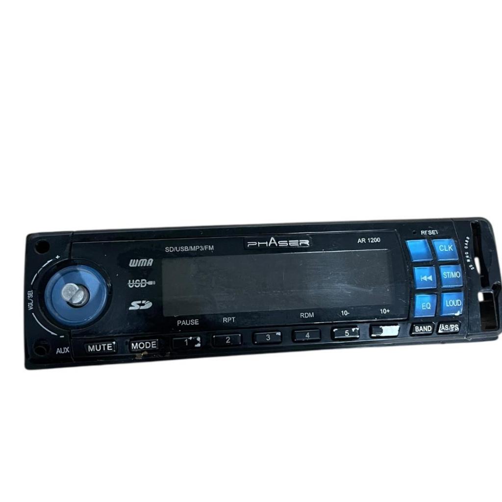 (USADA) Frente do Rádio  Phaser AR 1200 BT/AM/FM/USB