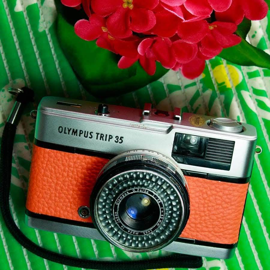 Olympus Trip 35 Revisada + Customizada + Garantia 📸✨