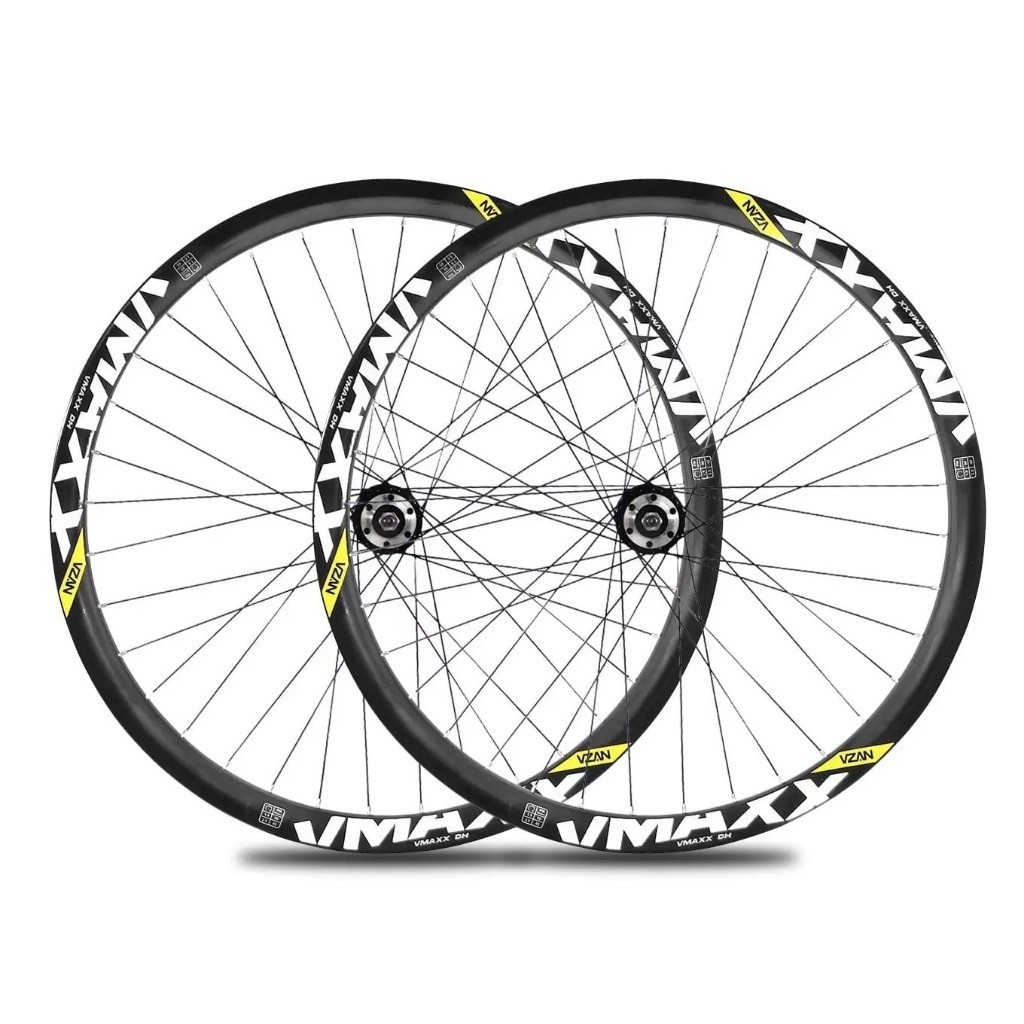 Par de Roda Aro 26 Vzan Vmaxx Completa Cubo 36F Freio Disco Raios 76Und em Oferta na Shopee
