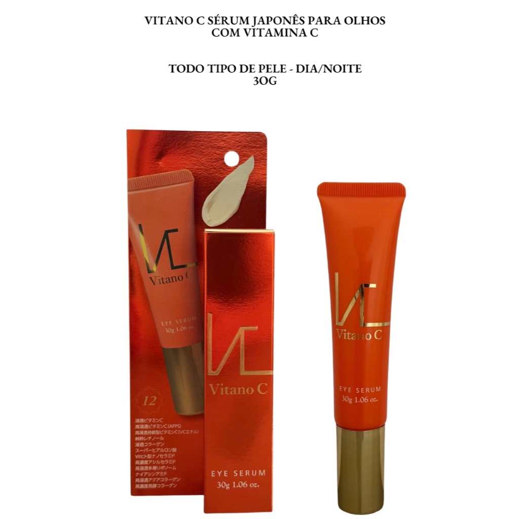 Vitano C Sérum Japonês para Olhos com Vitamina C 30g ORIGINSL