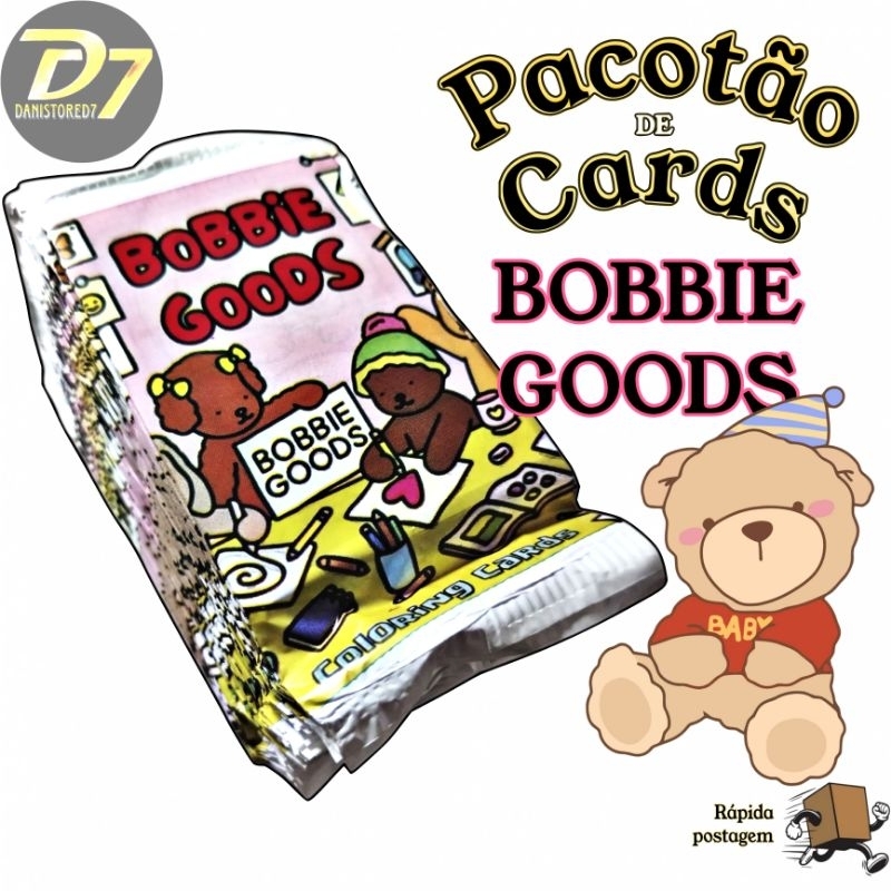 Kit 200 Cards figurinhas do BOBIE G00DS para bater > kit de 50 / 100 / 150 / 200 Pacotes