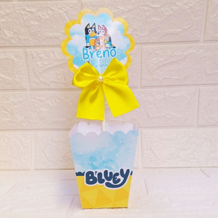 Bluey Menino Centro de Mesa Personalizados | Aniversário | Festa Infantil | Lembrancinhas Personalizadas | Festa