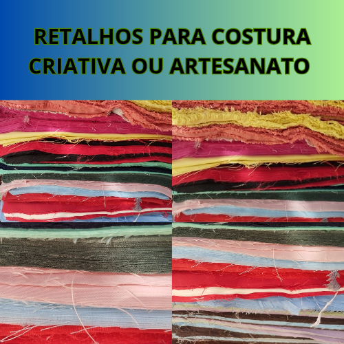 5 kilos de retalhos para artesanato - patchwork - excelente preço em Oferta na Shopee