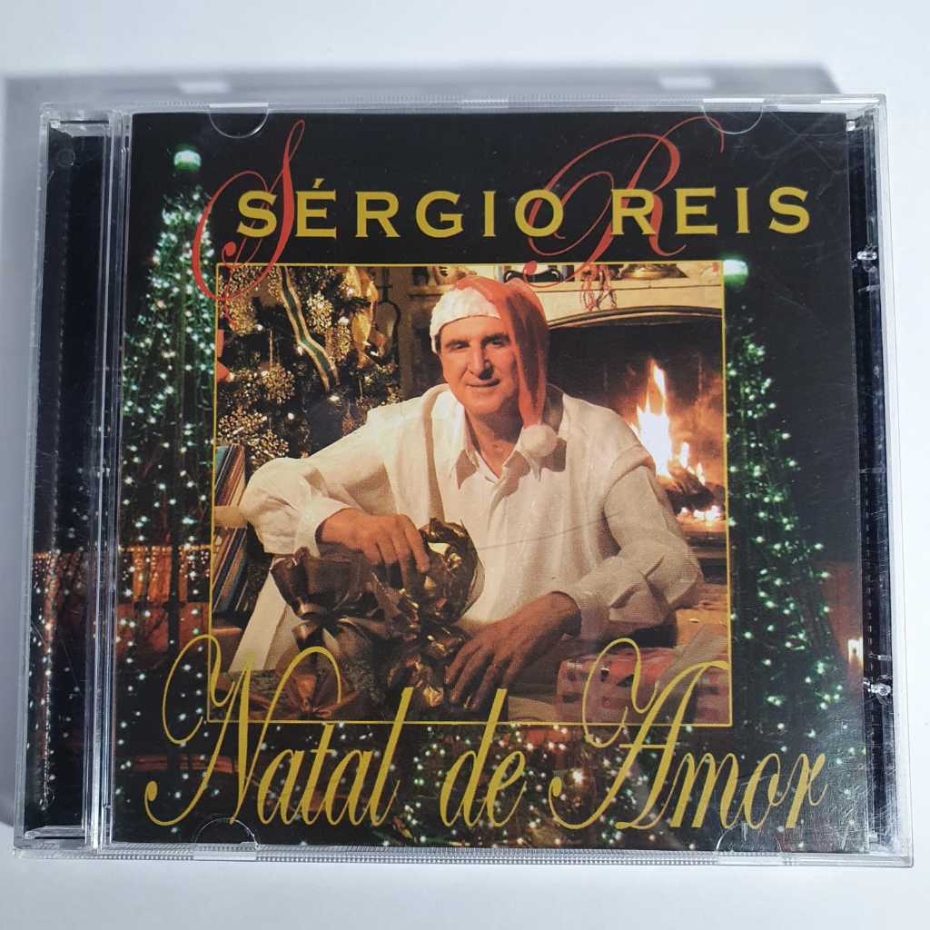 CD Sérgio Reis – Natal de Amor – Sertanejo / Canções de Natal / Nacional – Original – Colecionador