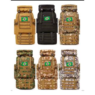 Mochila Grande 70L Caminhada Campismo Viagem Exterior em Oferta na Shopee