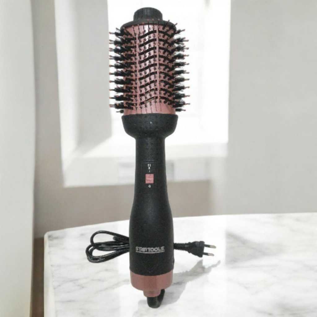 Escova Secadora de Cabelo | Profissional 1300W Bivolt | Função Alisadora Anti-Frizz | Design Ergonomico | Envio Imediato