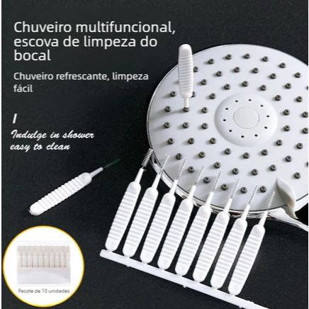 Escovinha Desentope Chuveiro Mini Limpador de Celular Escova Multifuncional Fogão Utilidades