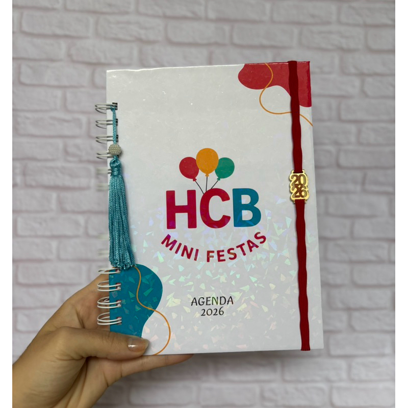 Agenda Para Aluguel de Festa - Mini Festa na mesa / Agenda Comercial