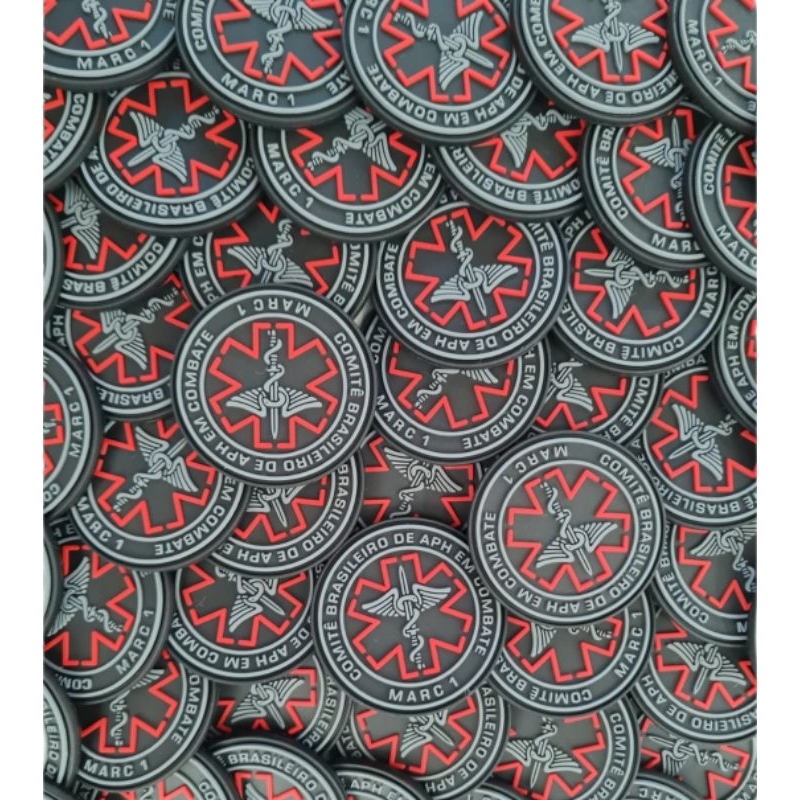 Brevê emborrachado APH marc1 em Oferta na Shopee