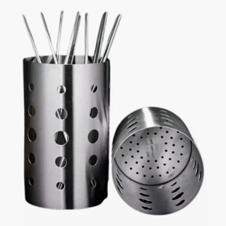 Porta Talheres e Escorredor Para Cozinha em Inox em Oferta na Shopee