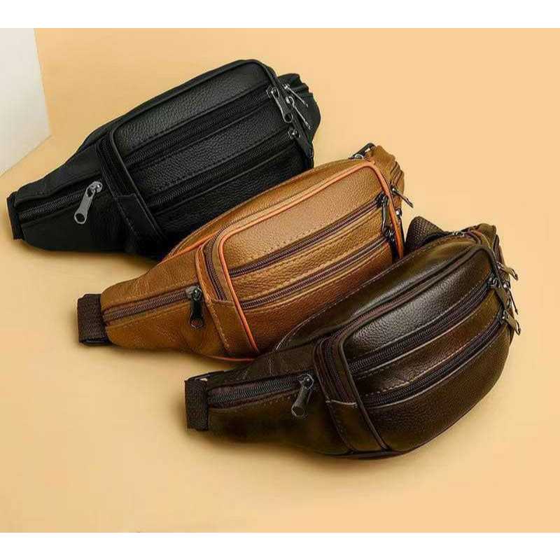 Pochete Bolsa Cintura Motoqueiro Couro sintetico em Oferta na Shopee