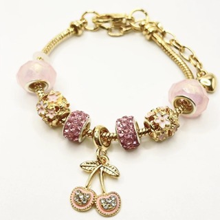 Kit 1 até 6 Pulseiras Berloques Dourada Ouro Feminina Presente Aço Inox Prata Atacado Revenda em Oferta na Shopee