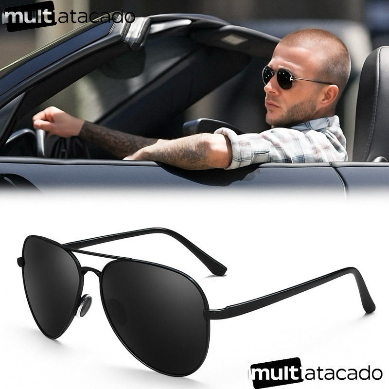 Óculos De Sol Classico Masculino Aviador óculos de sol óculos solar lentes de óculos